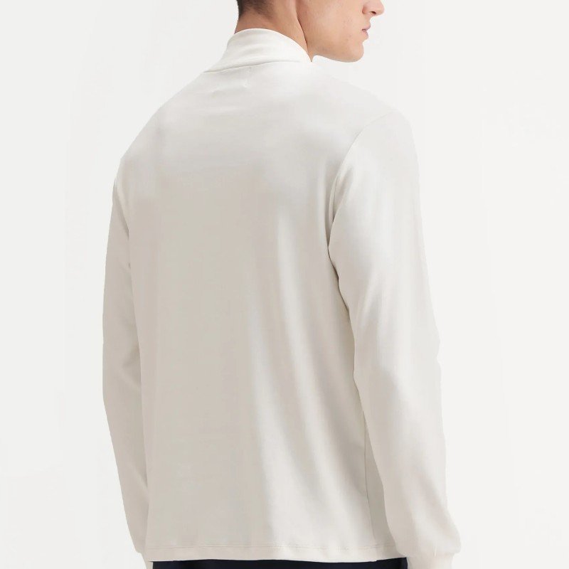 REGULAR FIT PLAIN T-SHIRT MICK - OFF WHITE